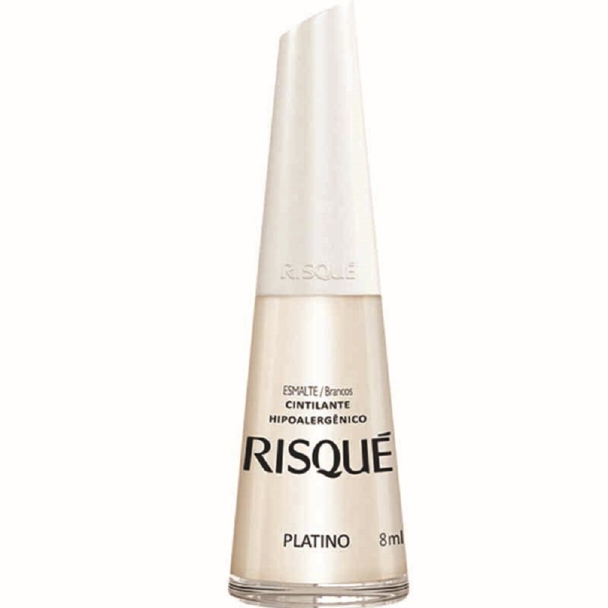 Esmalte Risqué Platino | Gris Metalizado de Alta Cobertura