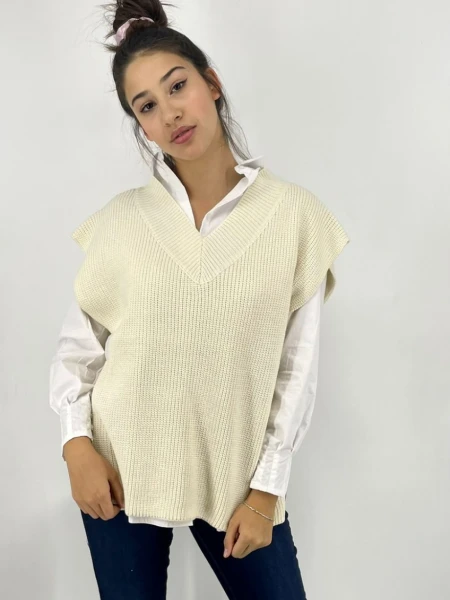CHALECO WANNA 2120 BLANCO