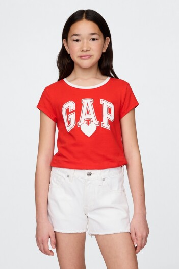 Remera Gráfico Niña Poster Red