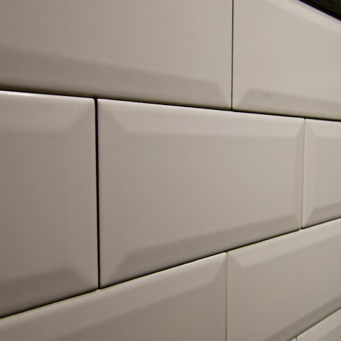 CERAMICA REVESTIMIENTO 10X20 MATE BLANCO BRICK SIMIL GAMAS DE BLANCO