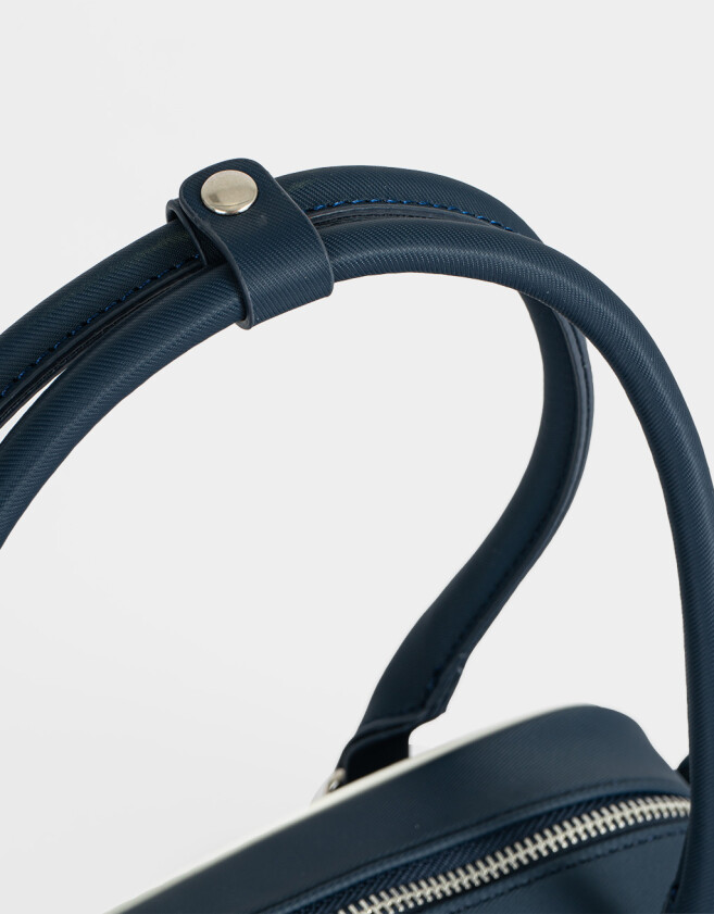 Bowling Cartera Bowling Con Charm - Azul Marino