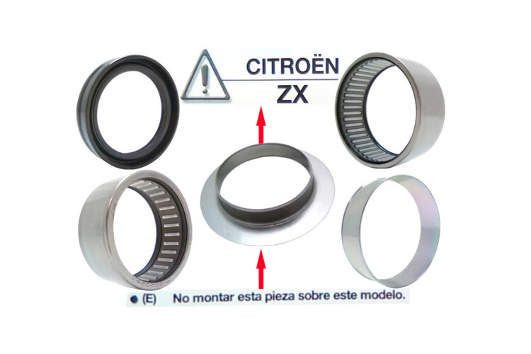 Kit Reparacion Puente Tras Citroen Zx/Xsara Peug 309/205/306 83-25 Kit Reparacion Puente Tras Citroen Zx/Xsara Peug 309/205/306 83-25