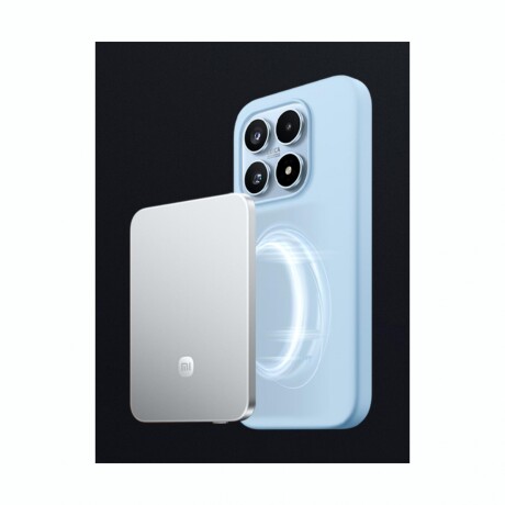 XIAOMI ULTRATHIN MAGNETIC POWER BANK 5000 15W Cargador Portátil XIAOMI Magnetic Power Bank Ultrathin 15W 5000 mAh - White