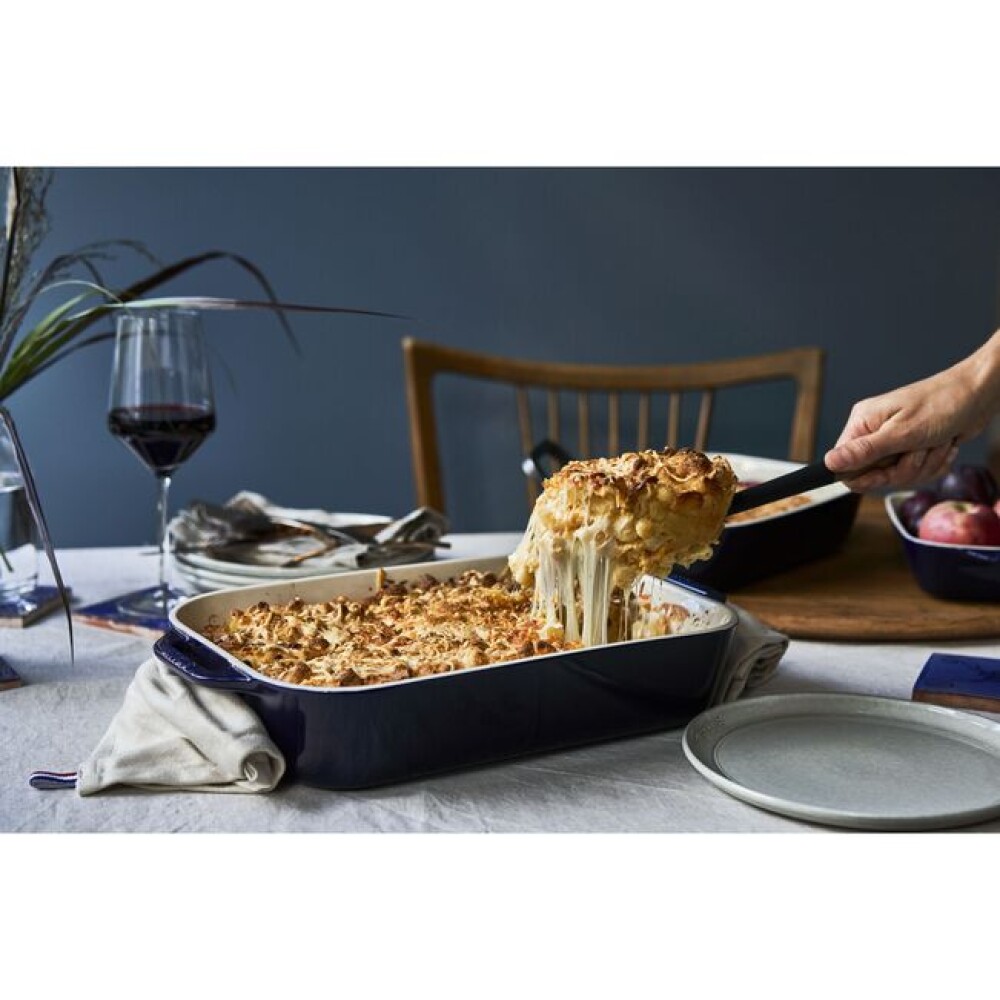 STAUB FUENTE HORNO MED 20 X 16 CM RECT AZUL CERAM STAUB FUENTE HORNO MED 20 X 16 CM RECT AZUL CERAM
