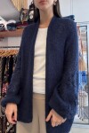 Saco flores Azul