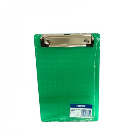 Tabla Neox A5 con Aprieta papel Transparente Verde