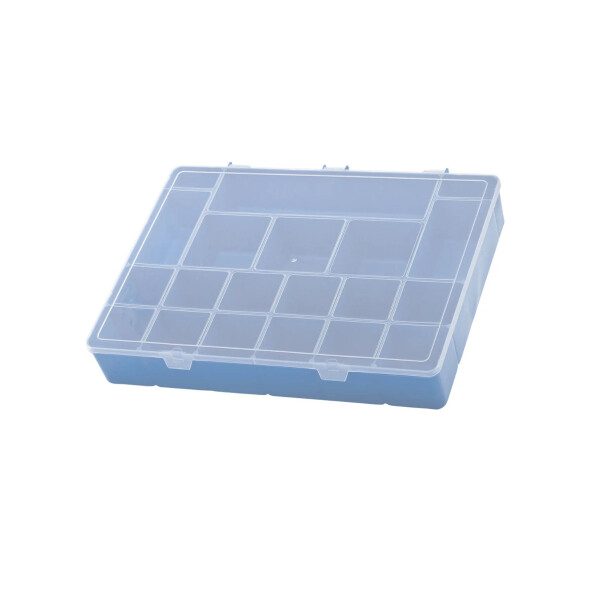 CAJA CON 20 DIVISIONES GG 37X27X6 CM. CAJA CON 20 DIVISIONES GG 37X27X6 CM.