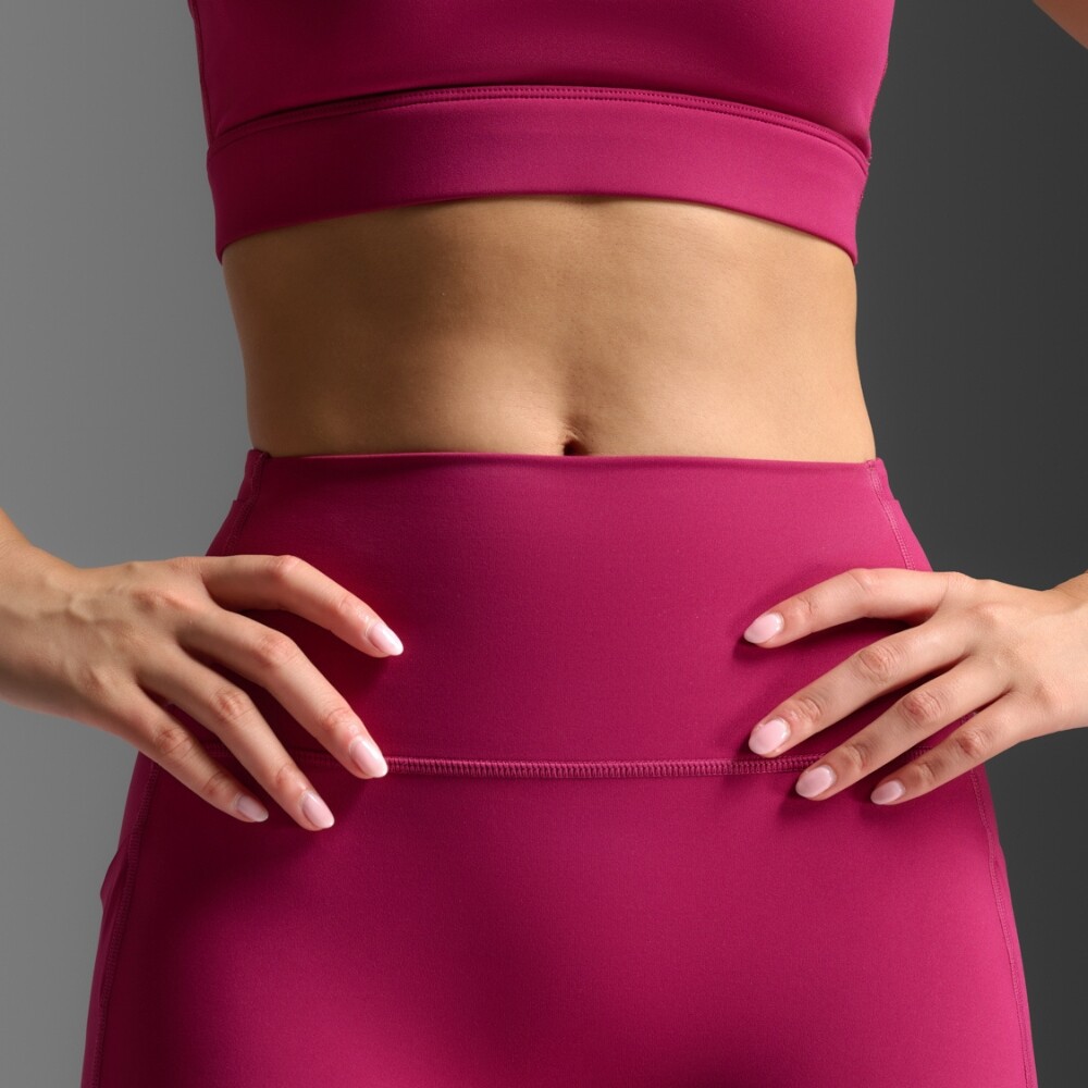 Bio Nylon Hi-Rise Comp Tights Merlot/merlot