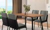 Juego de Comedor Stellar Rectangular 4 sillas Negro