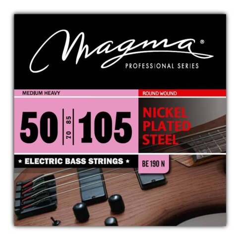 Encordado Magma Bajo Nickel P/steel M.Heavy 050-105 BE190N Encordado Magma Bajo Nickel P/steel M.Heavy 050-105 BE190N