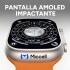 Reloj Inteligente Smartwatch X 3 Mallas Bt Ultra 2 Miccell Color Dorado