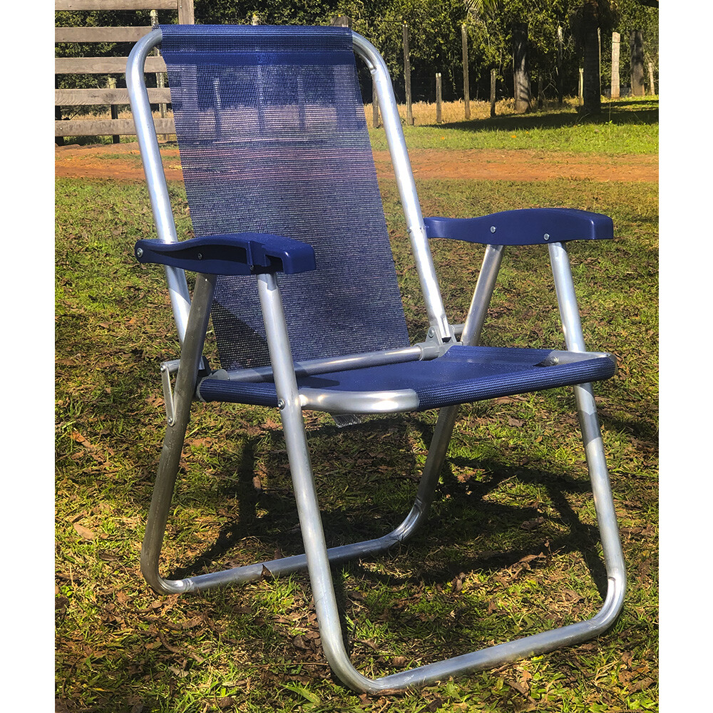 Silla En Aluminio Compacta Zaka PLUS Azul