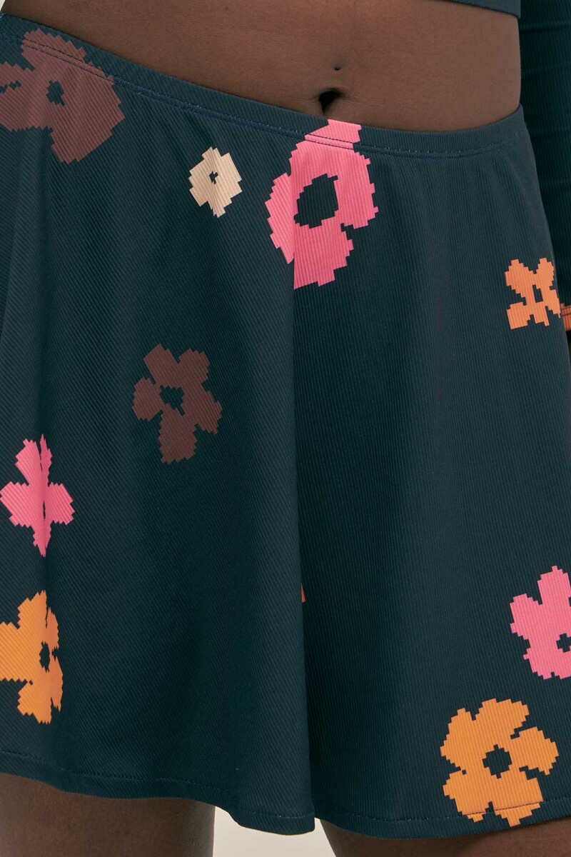 SHORT SKIRT Poppy Night
