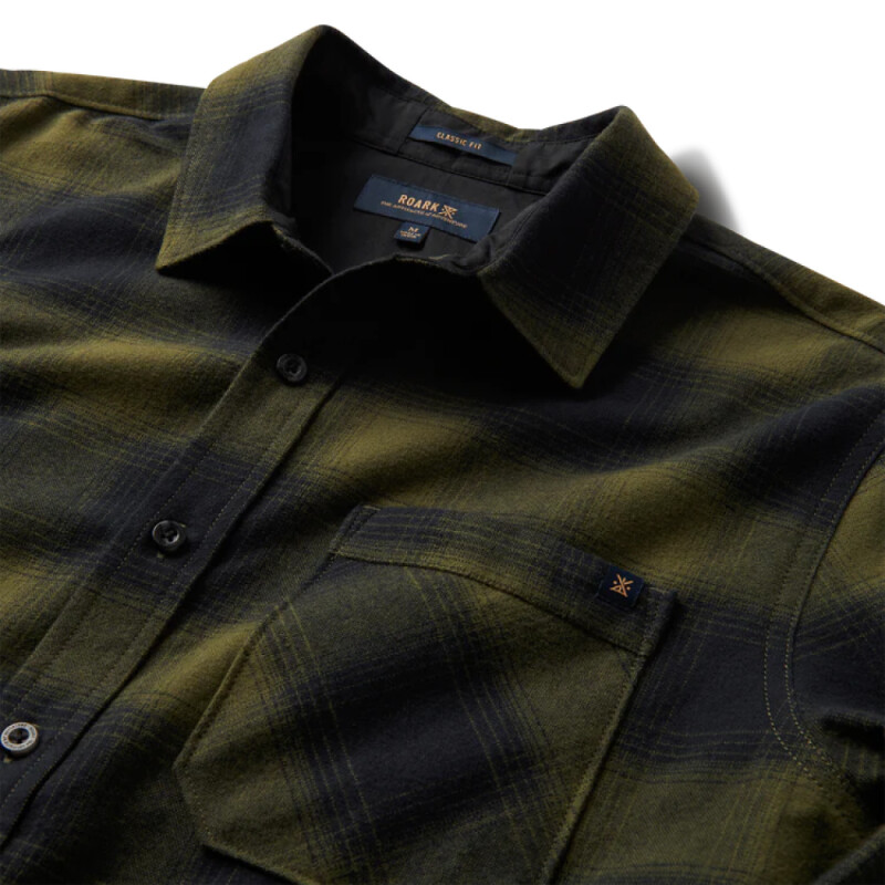 Camisa Roark Crossroads Flannel Camisa Roark Crossroads Flannel
