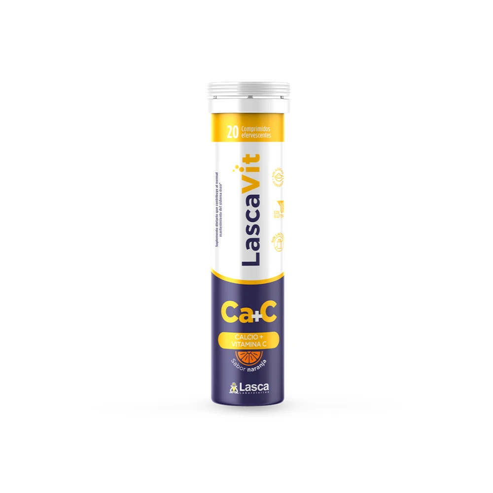 LASCAVIT CALCIO + VIT C X 20 COMP EFERV