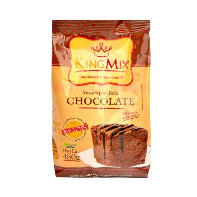 Premezcla Torta De Chocolate Sin Gluten KingMix 450g Premezcla Torta De Chocolate Sin Gluten KingMix 450g