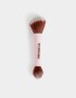 Brochas y Aplicadores Brocha Brocha Para Maquillaje Doble Con Acabado Soft Touch - Combinacion Bicolor