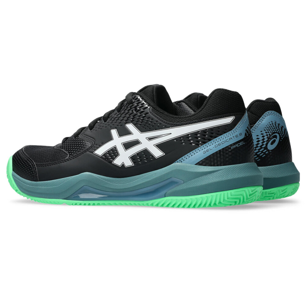 Zapatilla Tenis Gel-Dedicate 8 Padel Hombre Black/vital Green