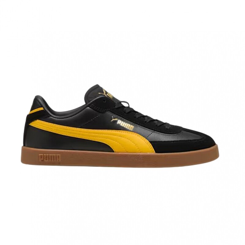 Championes Puma Club Li Era Black/Yellow/Gum