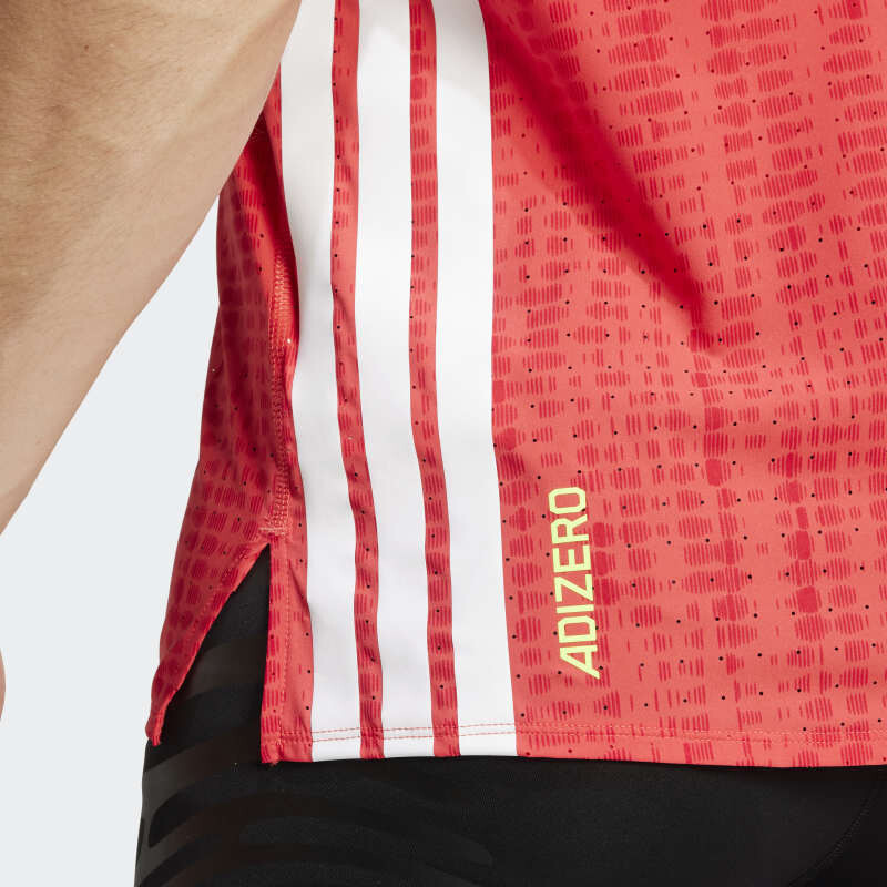 Musculosa Adidas Adizero Running Rojo