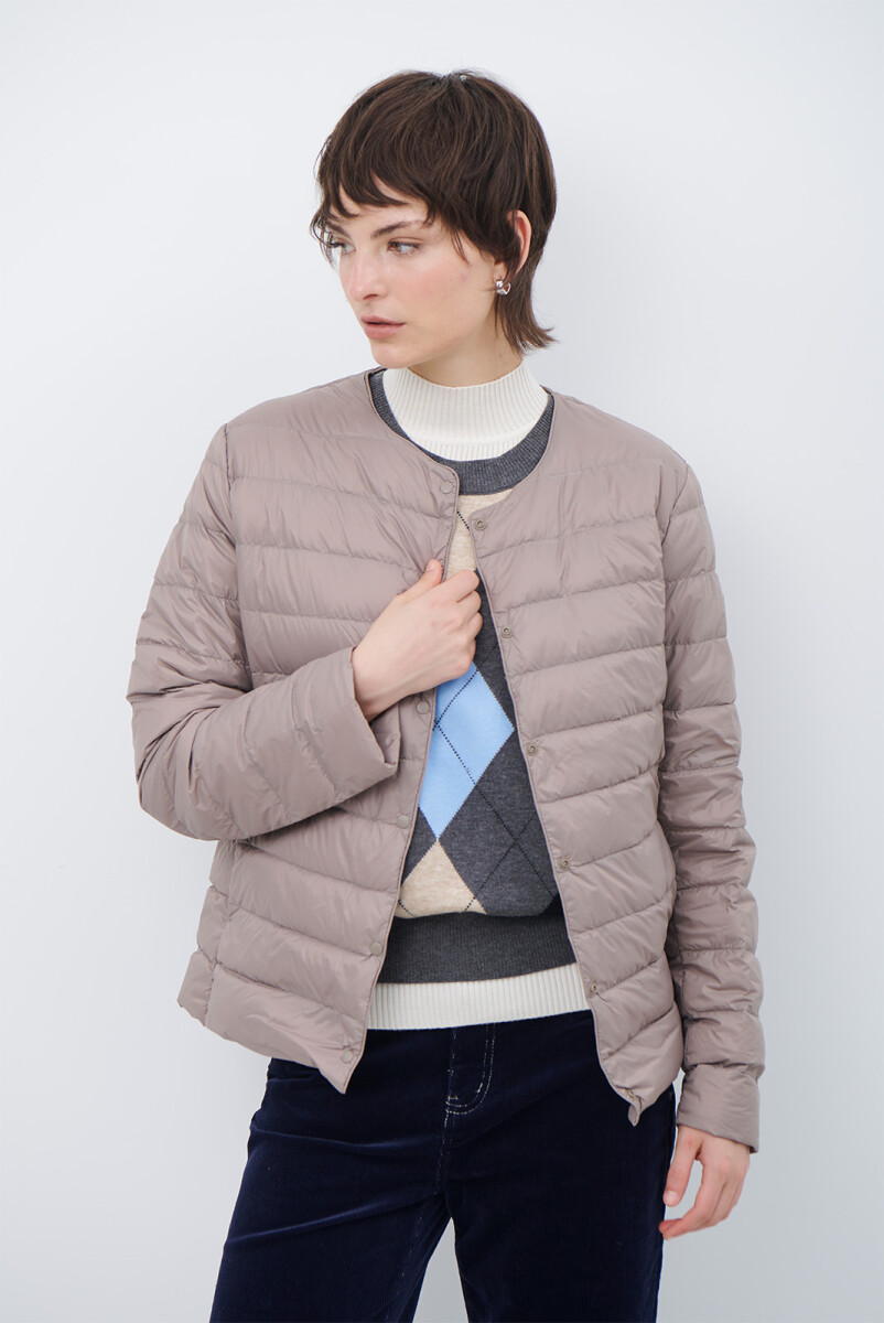 CAMPERA PLUMAS - VISON 