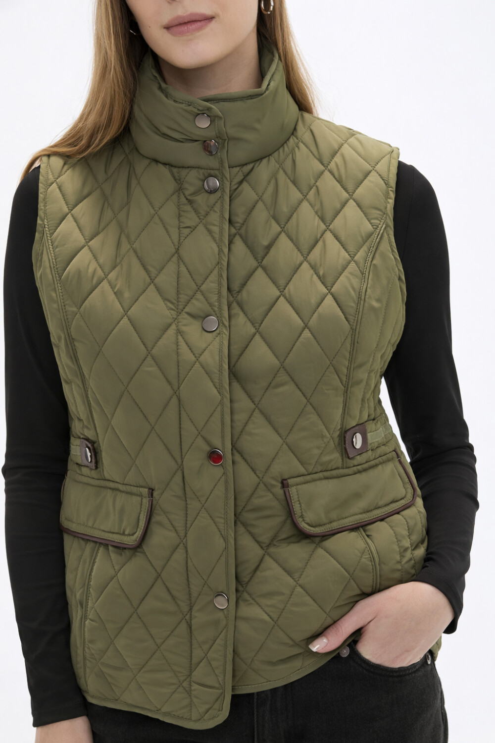 Chaleco Claunet Verde Oliva Oscuro