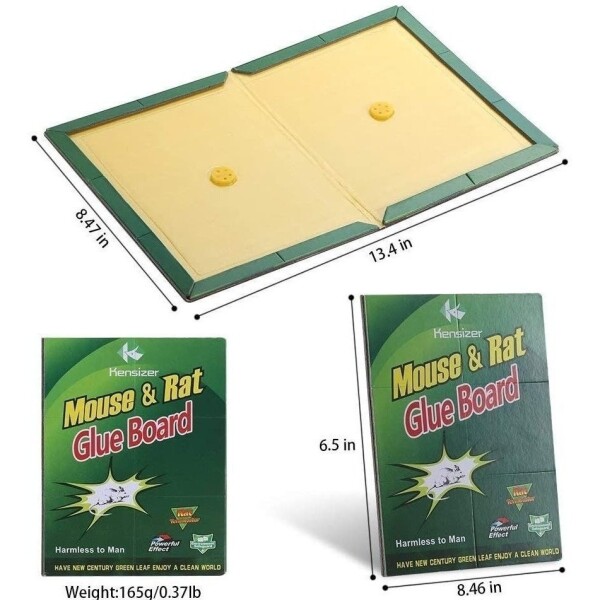 Trampa Para Ratas Ratones Pegamento Sin Veneno Adhesivas X12 Trampa Para Ratas Ratones Pegamento Sin Veneno Adhesivas X12