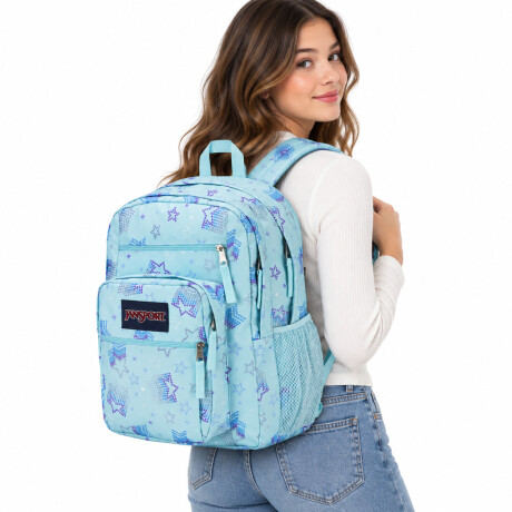 Mochila Escolar Laptop Jansport Big Student Original Urbana Sparkle Stars
