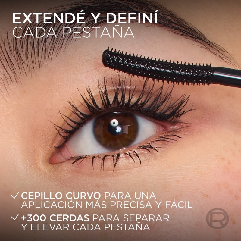 Máscara De Pestañas L'oreal Paris Extensionist Tono Café Máscara De Pestañas L'oreal Paris Extensionist Tono Café