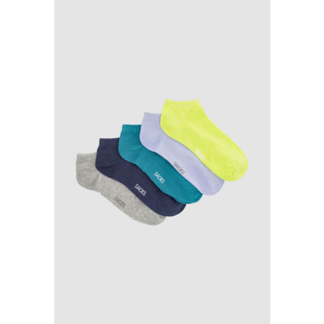 Medias cortas al tobillo en colores lisos Variante 42