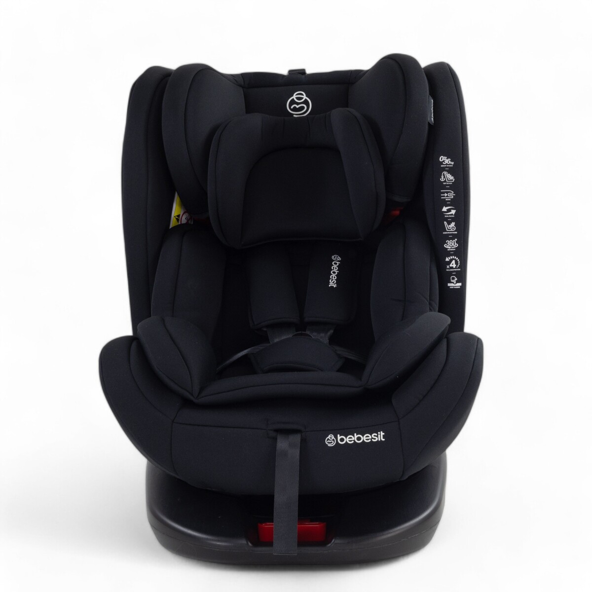 Bebesit Saturn 360 0 a 36 kg Isofix Negro 