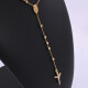 Rosario oro 18k 2 tonos con virgen milagrosa. Rosario oro 18k 2 tonos con virgen milagrosa.