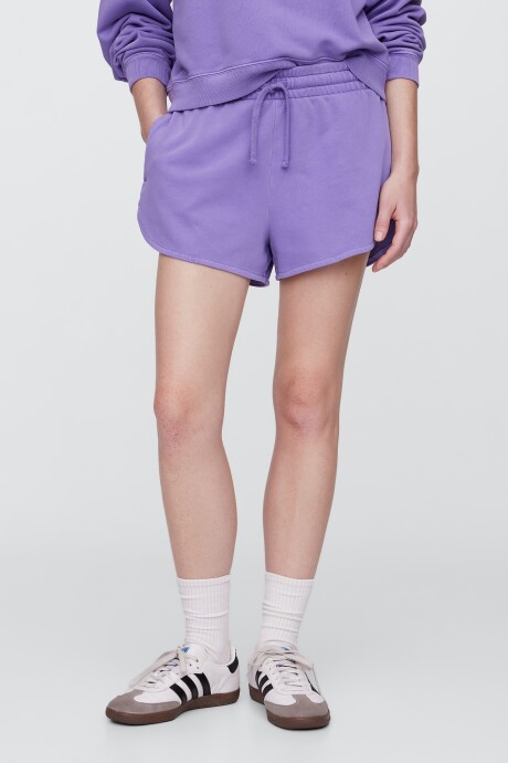 Short Sin Felpa Mujer Purple Loganberry
