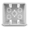 CAJA DE LLAVE 10X10 DE EMBUTIR GRIS KALOP CAJA DE LLAVE 10X10 DE EMBUTIR GRIS KALOP