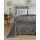 Acolchado Velour Lepper King Size en microfibra PRISMA GRIS