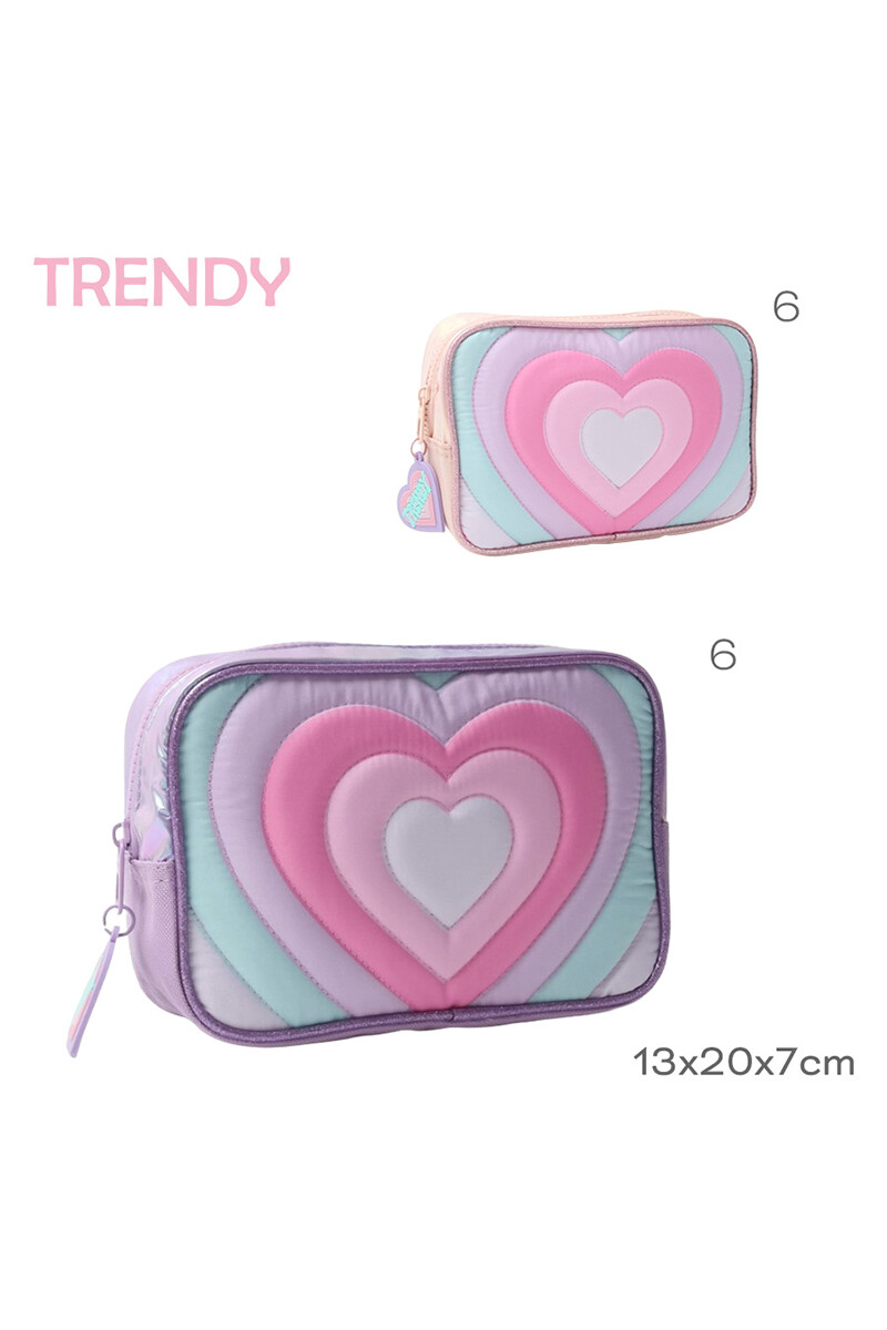 Cartuchera Trendy Lila