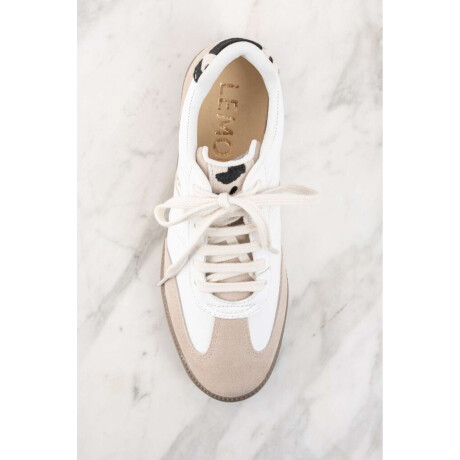 Zapatilla Cuero Nacar