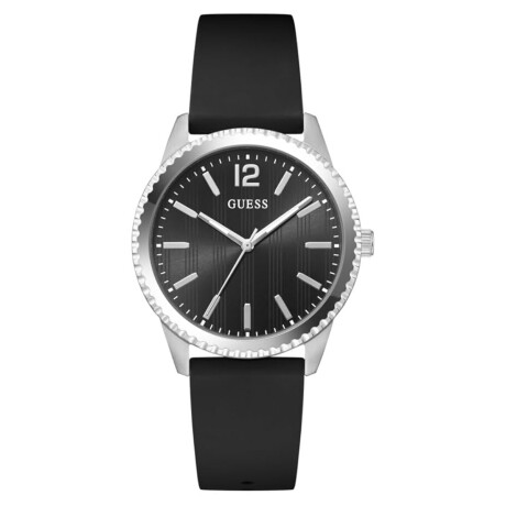 Reloj GUESS CHIP Silicona Negro Esfera 40mm 0
