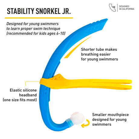 Esnórquel Para Niño Finis Stability Snorkel Jr 001