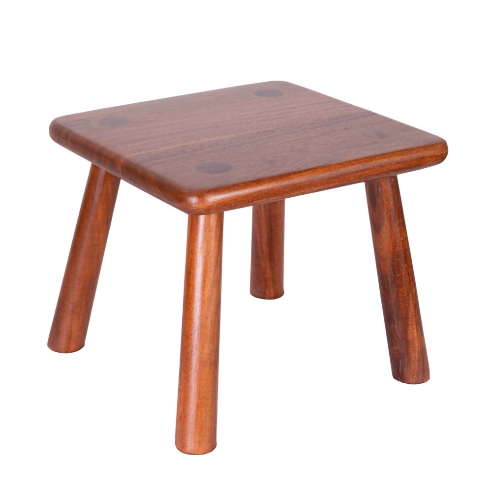 TABURETE MADERA NATURAL-BEIGE SALALAH