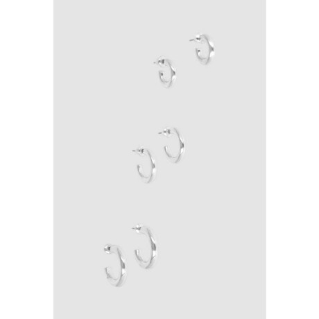 Pack x 3 aros smile ii Plata