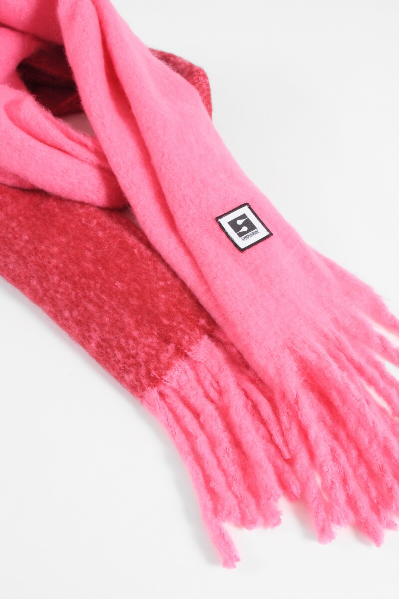 Bufanda bifaz fucsia