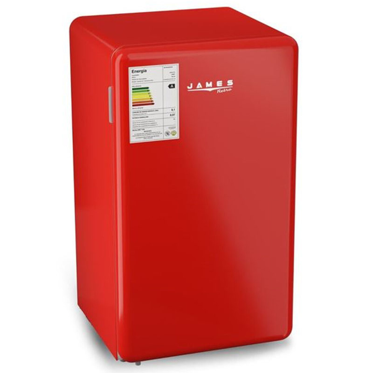 REFRIGERADOR JAMES FRIO HUMEDO 102L RJ 90 M ROJO 
