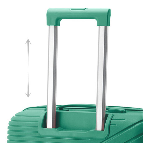 Set X3 Valijas De Viaje Rígidas 4 ruedas 20, 24 y 28 Verde