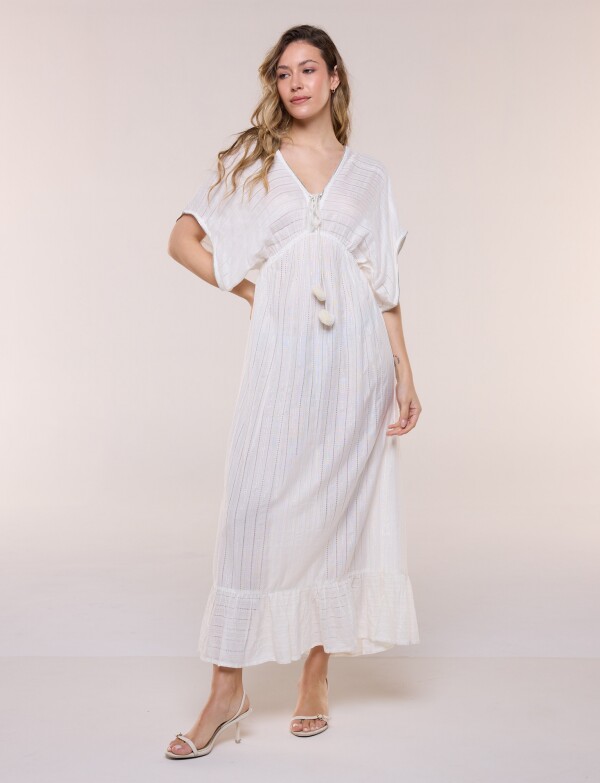 Vestido Maxi Lurex CRUDO