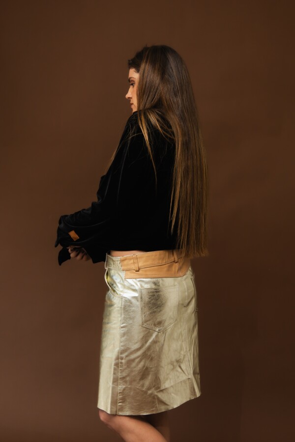 Midi Friend Skirt Dorado Suave