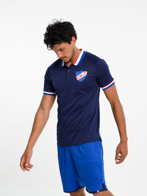 Remera Polo CNdeF Train Licencias Hombre Azul Marino, Azul Royal, Rojo