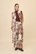 PANTALÓN SALOME PRINTED Marron