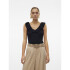 VMPROVENCE SL RUFFLE TOP GA BLACK