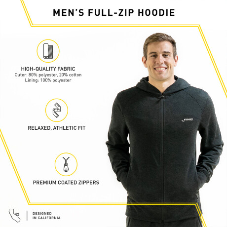 Campera Deportiva Hombre Finis Tech Jacket Xs 001